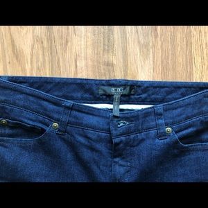 BCBG straight leg blue jeans.  Size 2.